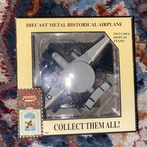 Diecast metal historical airplane